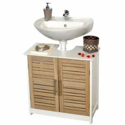 Meuble dessous lavabo (60 x H70 cm) Stockholm Bois