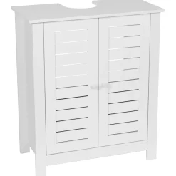 Meuble sous lavabo (60 x H70 cm) Santorin Blanc