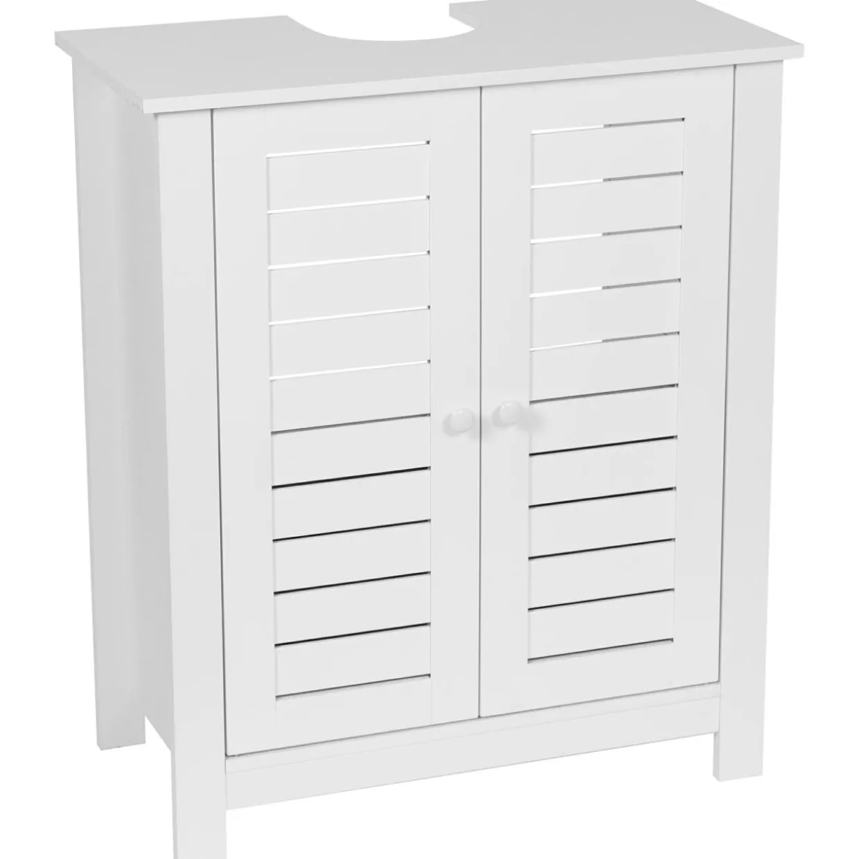 Meuble sous lavabo (60 x H70 cm) Santorin Blanc