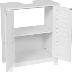 Meuble sous lavabo (60 x H70 cm) Santorin Blanc