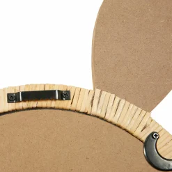 Miroir mural en rotin (H43 cm) Petit Lapin