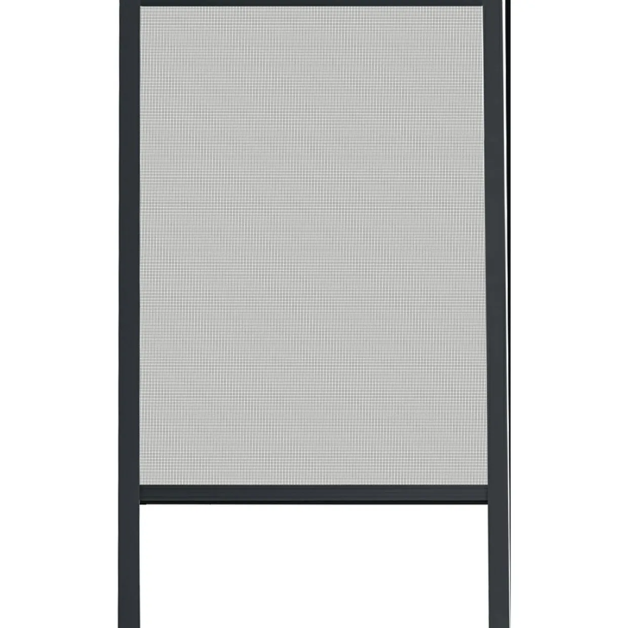 Moustiquaire fenêtre enroulable à châssis recoupable (130 x 160 cm) Moustyk Gris
