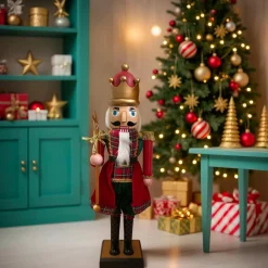 Musicien Casse-noisette (H110 cm) musical et animé Pavel Rouge