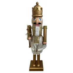 Musicien Casse-noisette (H160 cm) musical et animé Pavel Or