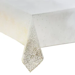 Nappe de Noël rectangulaire (140 x 360 cm) Leopard Blanc