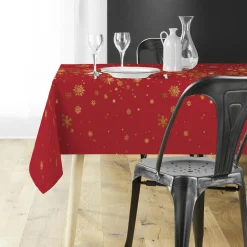 Nappe de Noël rectangulaire (150 x 300 cm) Constellation Rouge