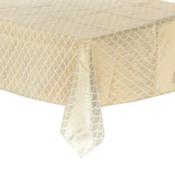 Nappe de Noël rectangulaire (140 x 240 cm) Artdéco Or