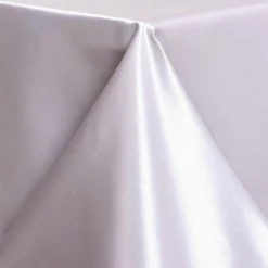 Nappe de Noël rectangulaire (140 x 240 cm) Satin Argent