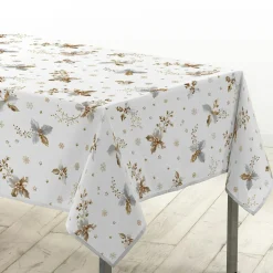 Nappe de Noël rectangulaire (150 x 300 cm) Guido Blanc