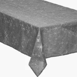 Nappe de Noël rectangulaire (140 x 240 cm) Caneva Gris