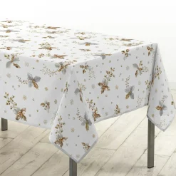 Nappe de Noël rectangulaire (150 x 240 cm) Guido Blanc