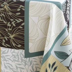 Nappe rectangulaire anti tache (150 x 240 cm) Faya Vert sauge