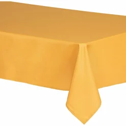 Nappe rectangulaire anti tache (140 x 240 cm) Mina Jaune ocre