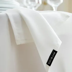 Nappe rectangulaire anti tache (140 x 300 cm) Elise Blanche