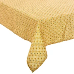 Nappe rectangulaire anti tache (140 x 240 cm) Paty Jaune ocre