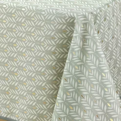 Nappe rectangulaire anti tache (145 x 240 cm) Piana Vert sauge