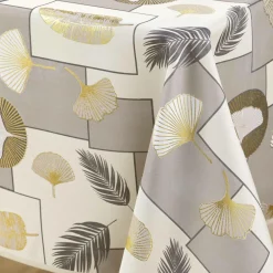 Nappe rectangulaire anti tache (145 x 240 cm) Natane Beige