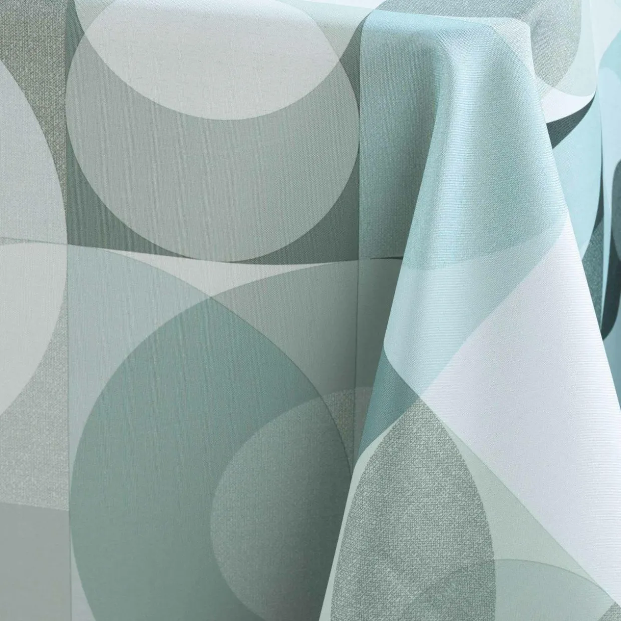 Nappe rectangulaire anti tache (150 x 240 cm) Tessouro Vert sauge