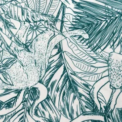 Nappe rectangulaire anti tache (140 x 240 cm) Jungle Verte