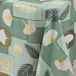 Nappe rectangulaire anti tache (145 x 240 cm) Natane Vert sauge