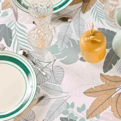 Nappe rectangulaire antitache (150 x 240 cm) Fidji Verte