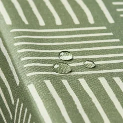 Nappe rectangulaire coton enduit (150 x 250 cm) Paolo Verte