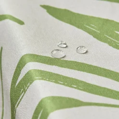 Nappe rectangulaire coton enduit (150 x 350 cm) Galice Vert eucalyptus