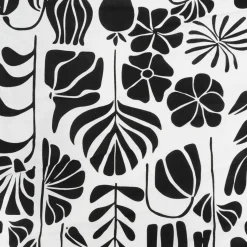 Nappe rectangulaire coton (150 x 250 cm) Twist Noire