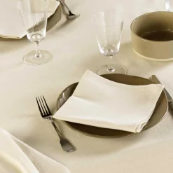 Nappe rectangulaire coton (150 x 240 cm) Serafine Ecru