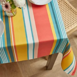 Nappe rectangulaire coton enduit (150 x 250 cm) Bonifacio Multicolore