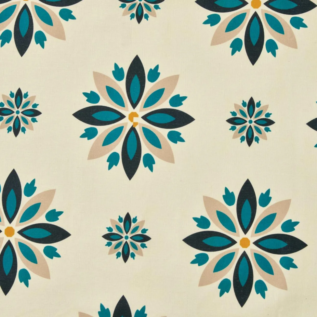 Nappe rectangulaire coton enduit (150 x 250 cm) Porto Multicolore