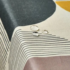 Nappe rectangulaire coton enduit (150 x 350 cm) Harlem Multicolore