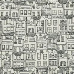 Nappe rectangulaire coton enduit (150 x 250 cm) Home Grise