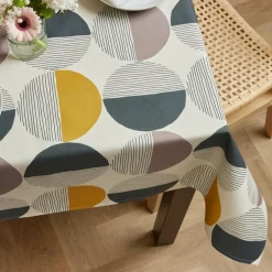 Nappe rectangulaire coton enduit (150 x 250 cm) Harlem Multicolore