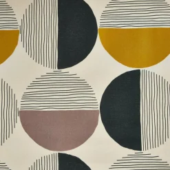 Nappe rectangulaire coton enduit (150 x 250 cm) Harlem Multicolore