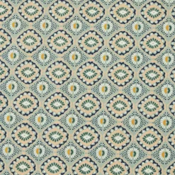 Nappe rectangulaire coton enduit (150 x 350 cm) Palerme Verte