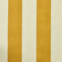 Nappe rectangulaire coton enduit (150 x 350 cm) Clementine Jaune moutarde