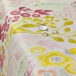 Nappe rectangulaire coton enduit (150 x 250 cm) Paquerettes Multicolore