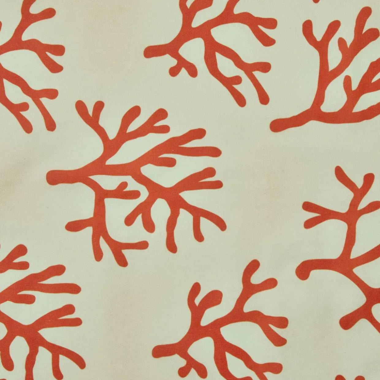 Nappe rectangulaire coton enduit (150 x 250 cm) Moorea Corail