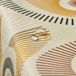 Nappe rectangulaire coton enduit (150 x 250 cm) Manhattan Beige