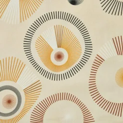 Nappe rectangulaire coton enduit (150 x 350 cm) Manhattan Beige