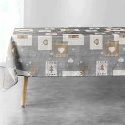 Nappe rectangulaire (L240 cm) Augustin Grise