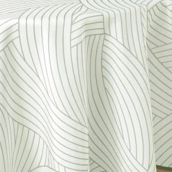 Nappe ronde anti tache (180 cm) Linea Blanche
