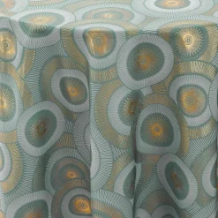 Nappe ronde anti tache (180 cm) Eclipse Vert Sauge