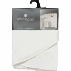 Nappe ronde anti tache (D180 cm) Lina Ivoire