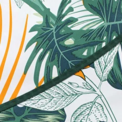 Nappe ronde tissu PVC (D160 cm) Guyana Verte