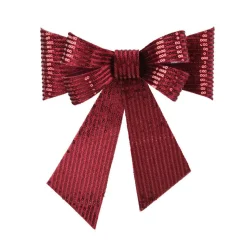 Noeud de Noël (H25 cm) Réveillon festif Rouge