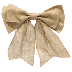 Nœud de Noël en jute (H40 cm) Raffinement Naturel