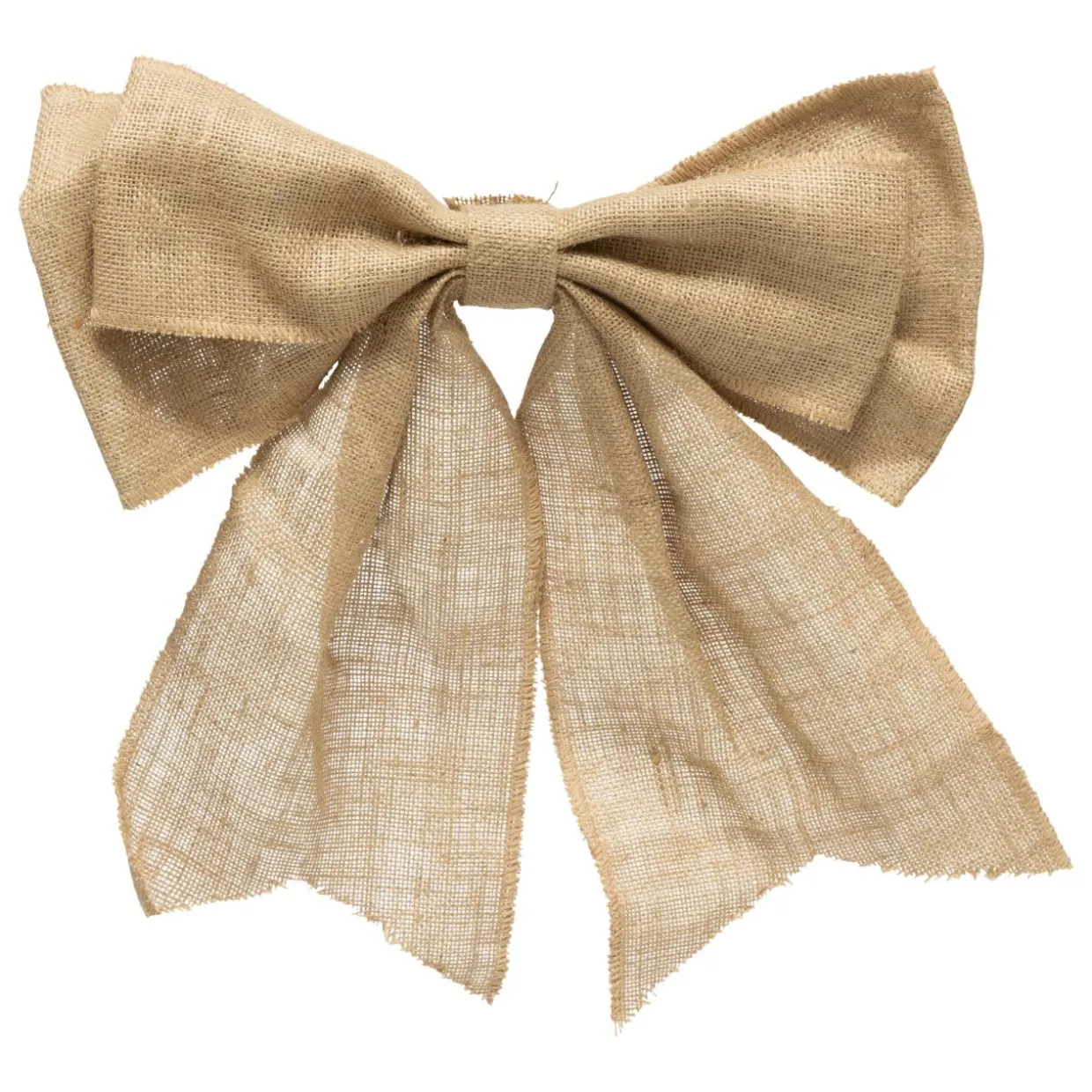 Nœud de Noël en jute (H40 cm) Raffinement Naturel