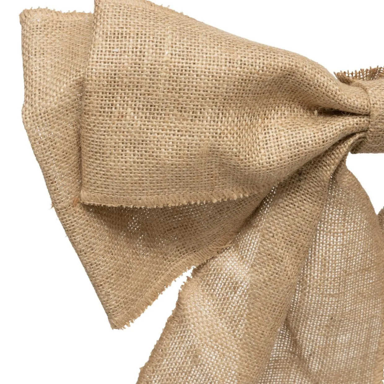 Nœud de Noël en jute (H40 cm) Raffinement Naturel